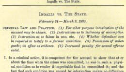 First page of Ingalls v. State