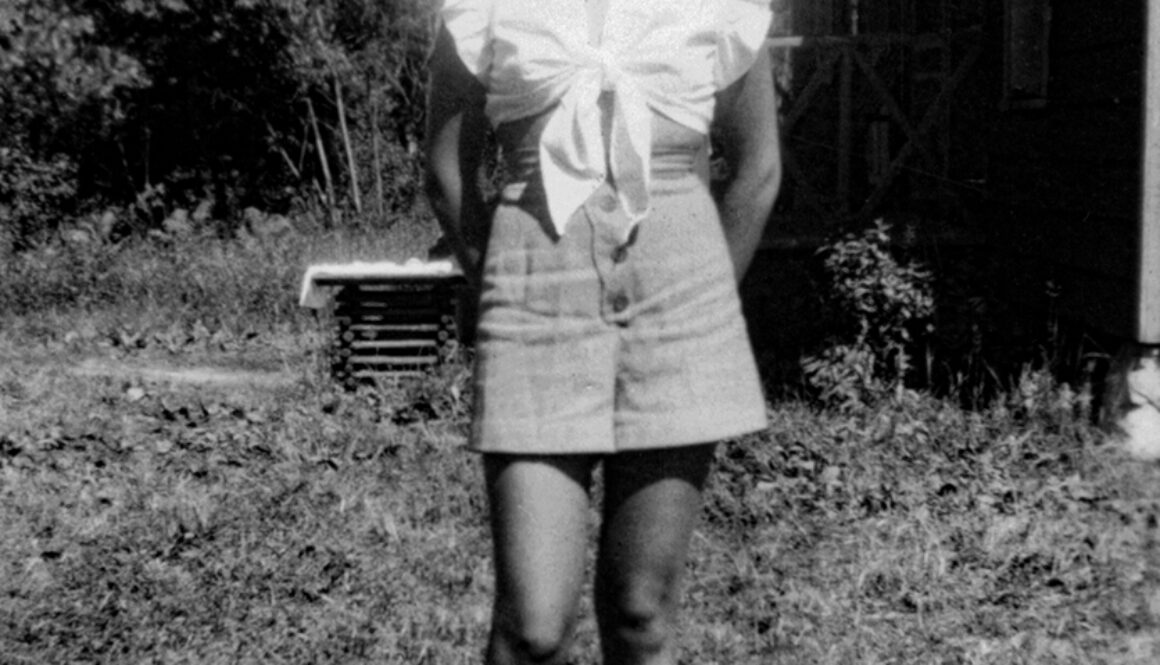 Shirley Schlanger as a young girl