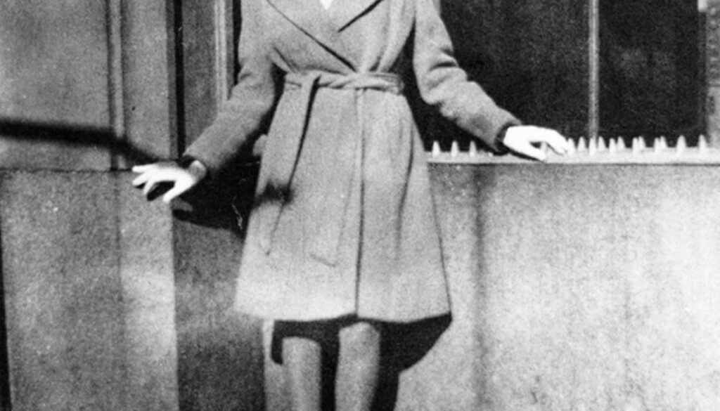 Shirley Schlanger as a teenager