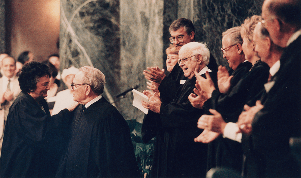 Shirley Abrahamson's investiture as Chief Justice of the Wisconsin Supreme Court