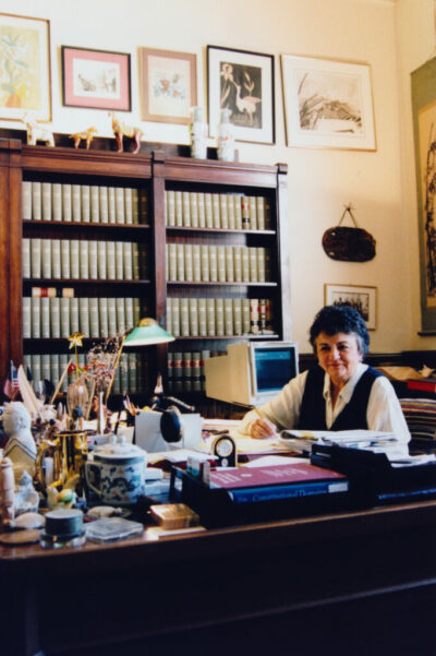 Chief Justice Abrahamson in her office
