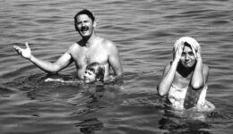 Shirley Abrahamson, Seymour Abrahamson, and Heidi Munson in Lake