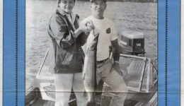 1988 Muskie hunt on the cover of the Lakeland Times