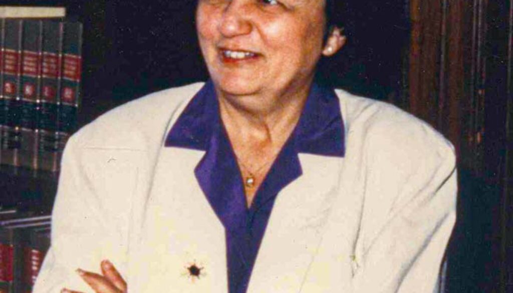 Justice Abrahamson during her 1989 reelection campaign