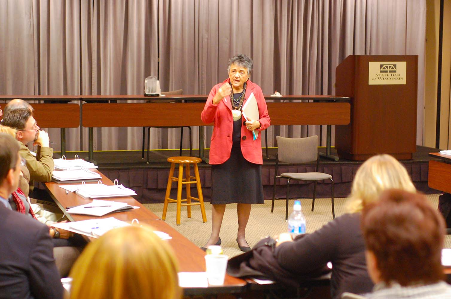 Chief Justice Abrahamson teaching