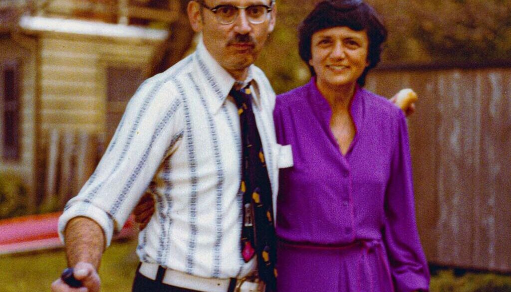 Shirley and Seymour Abrahamson in the 1970s