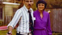 Shirley and Seymour Abrahamson in the 1970s