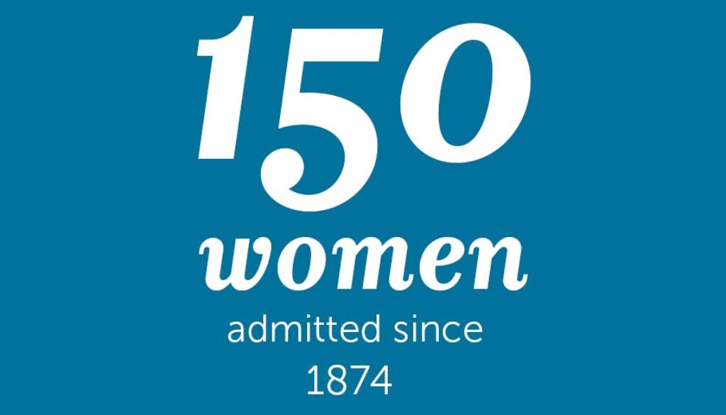 150 women admitted since 1874