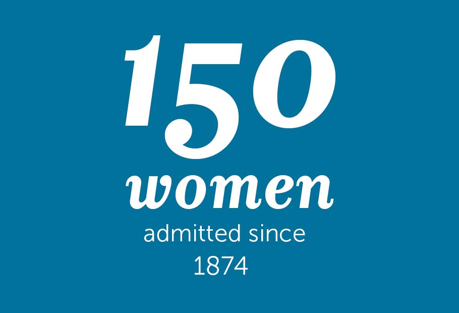 150 women admitted since 1874
