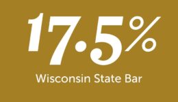 17.5% Wisconsin State Bar