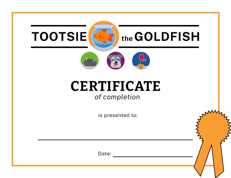 Click to print a certificate of completion